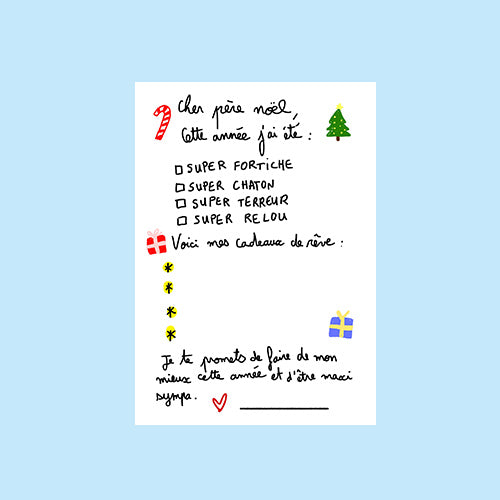 Lettre au père noël