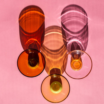Glass bowl - Pink
