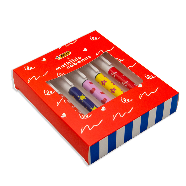 Coffret BIC® 4 couleurs® - BIC x Mathilde Cabanas