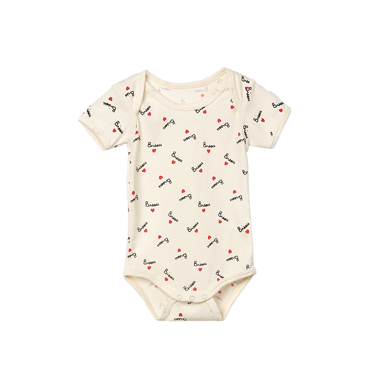 Bisou print bodysuit