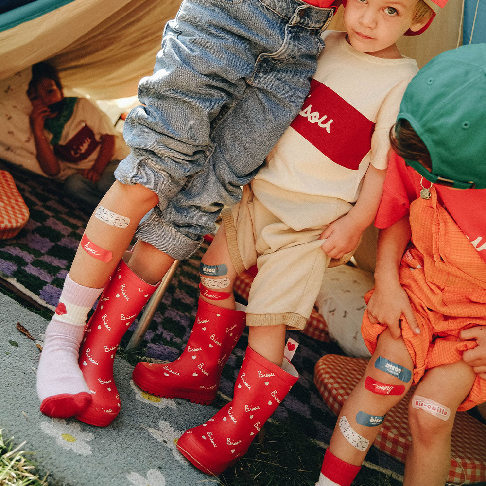 Bottes de cheap pluie rouge