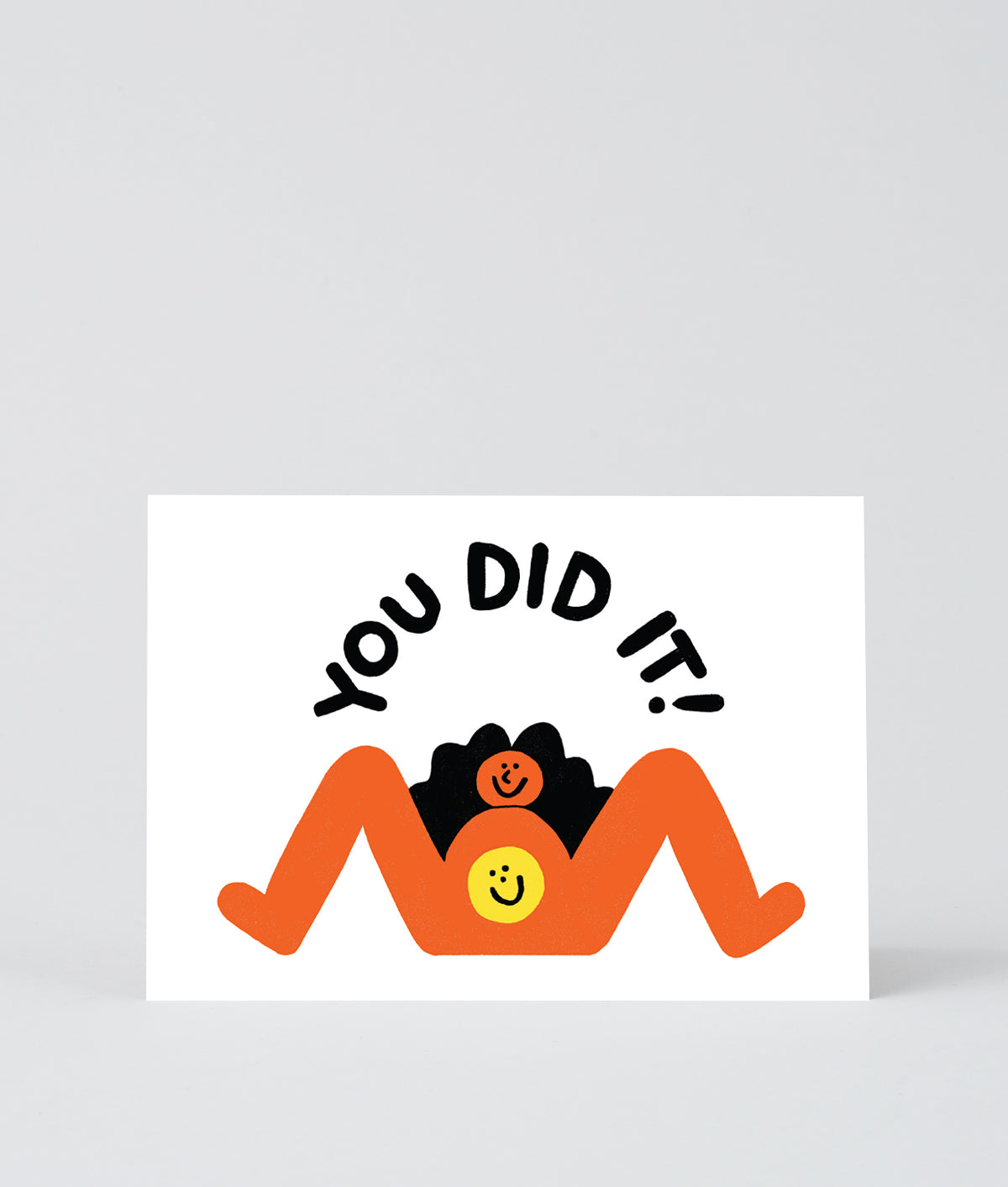 You did it! card