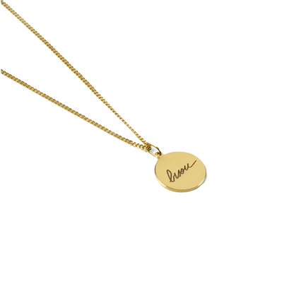 Collier médaille Bisou MC x Aroz Jewelry