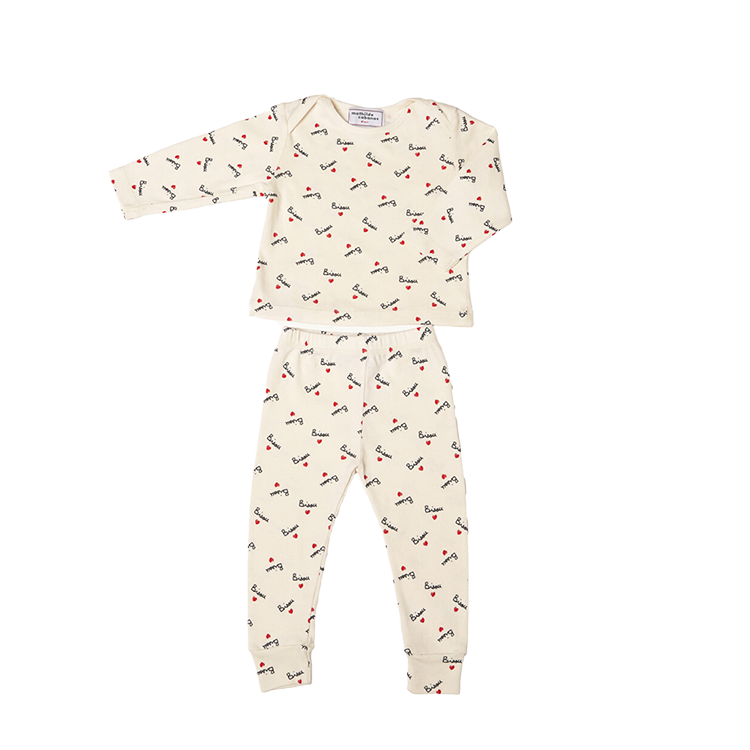 Pyjama enfant Bisou en jersey