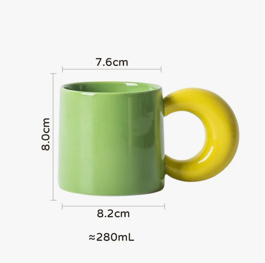 Moon coffee mug - Green
