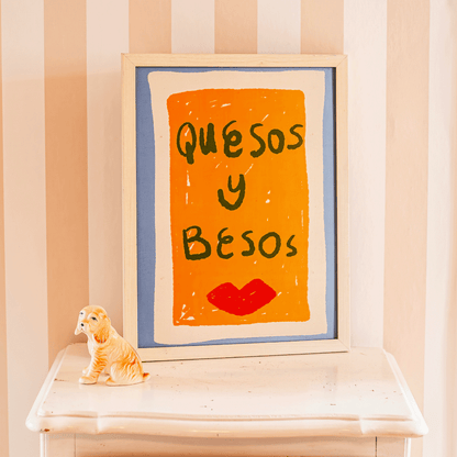 Affiche Quesos y Besos