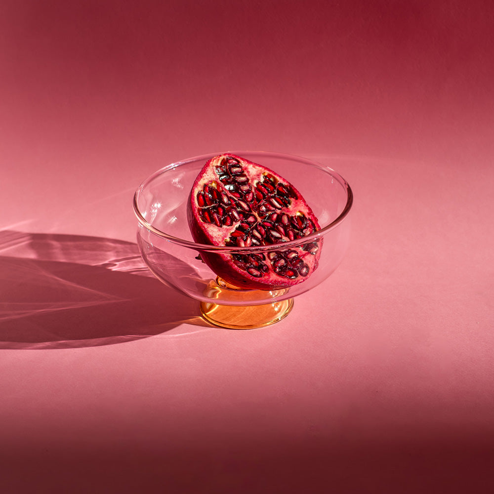 Glass bowl - Pink