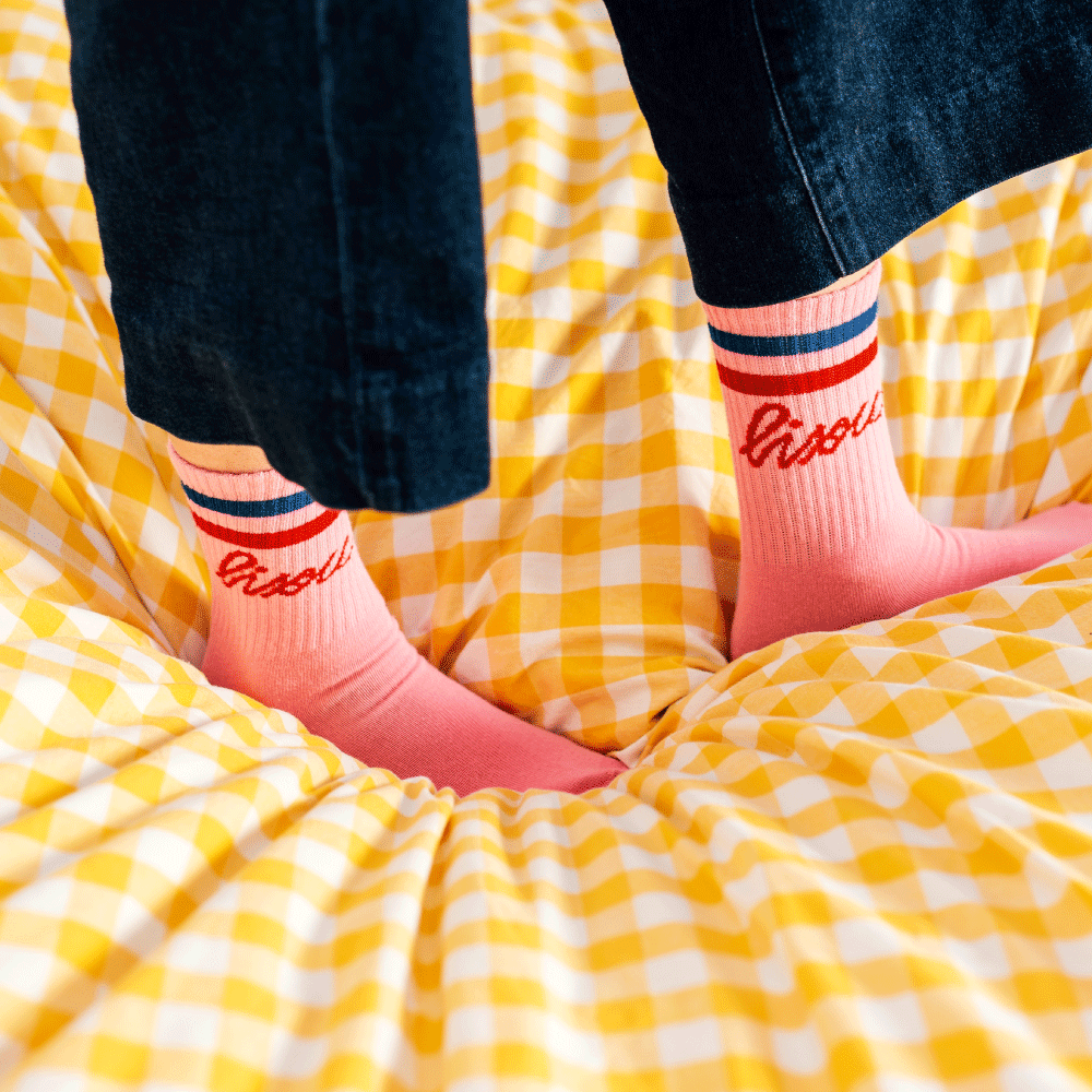 Pink Kiss Socks