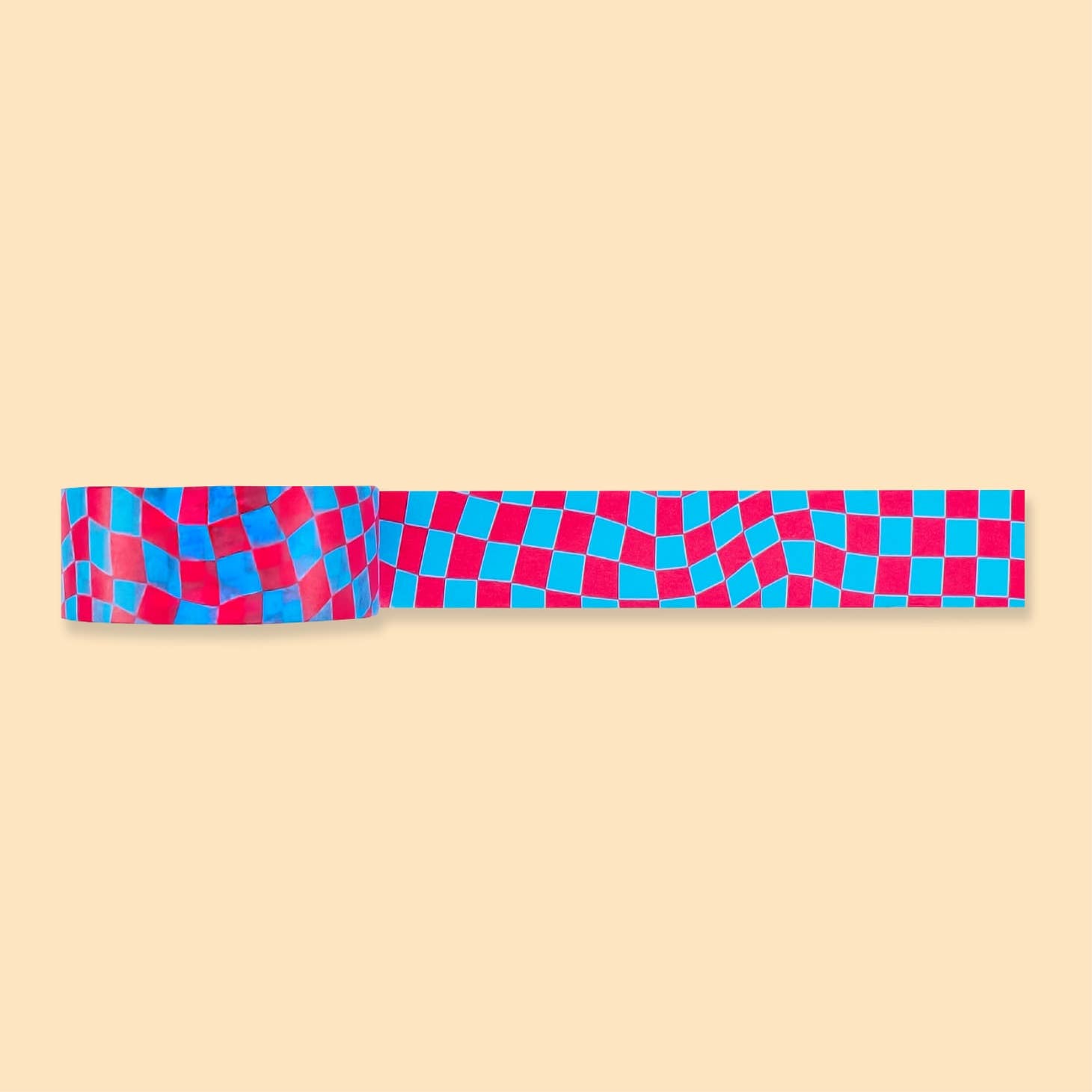 Masking tape psyche red/blue