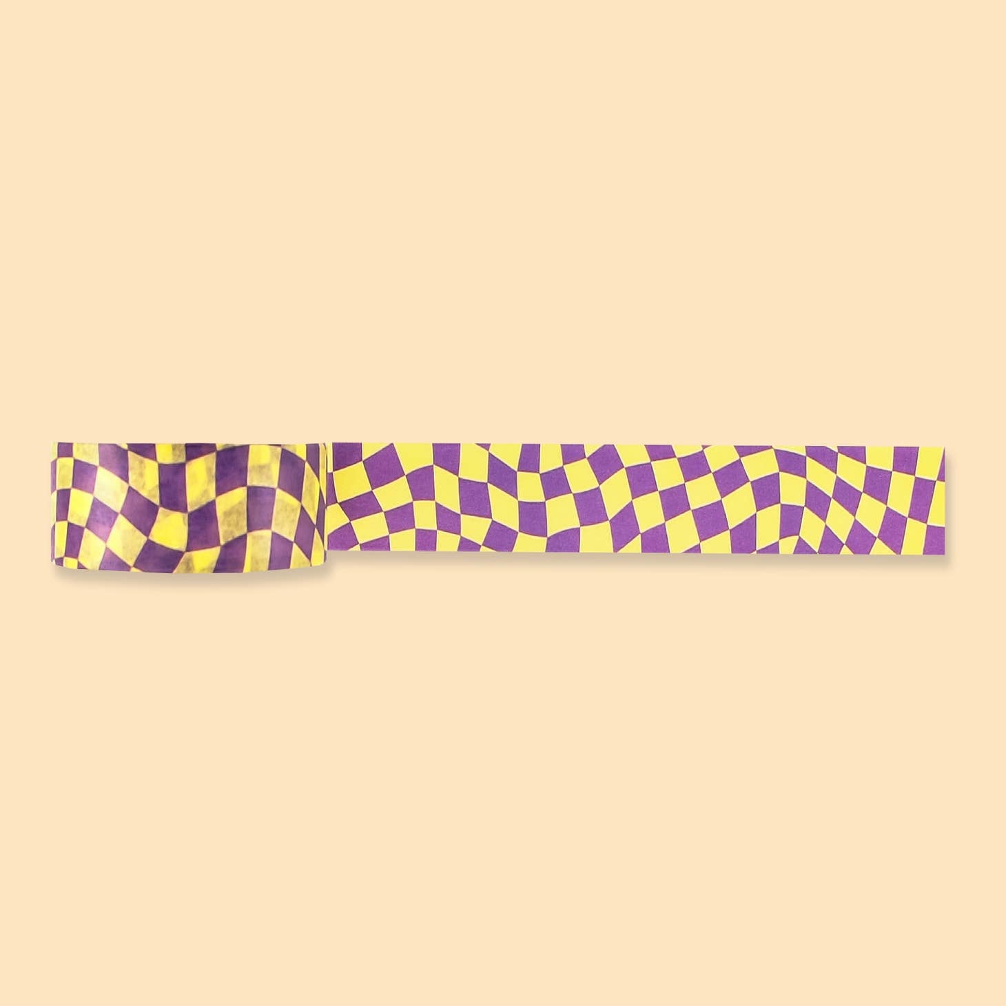 Masking tape psyché violet/jaune