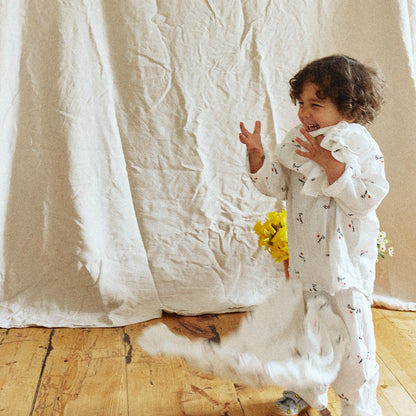 Pyjama enfant Bisou en gaze de coton