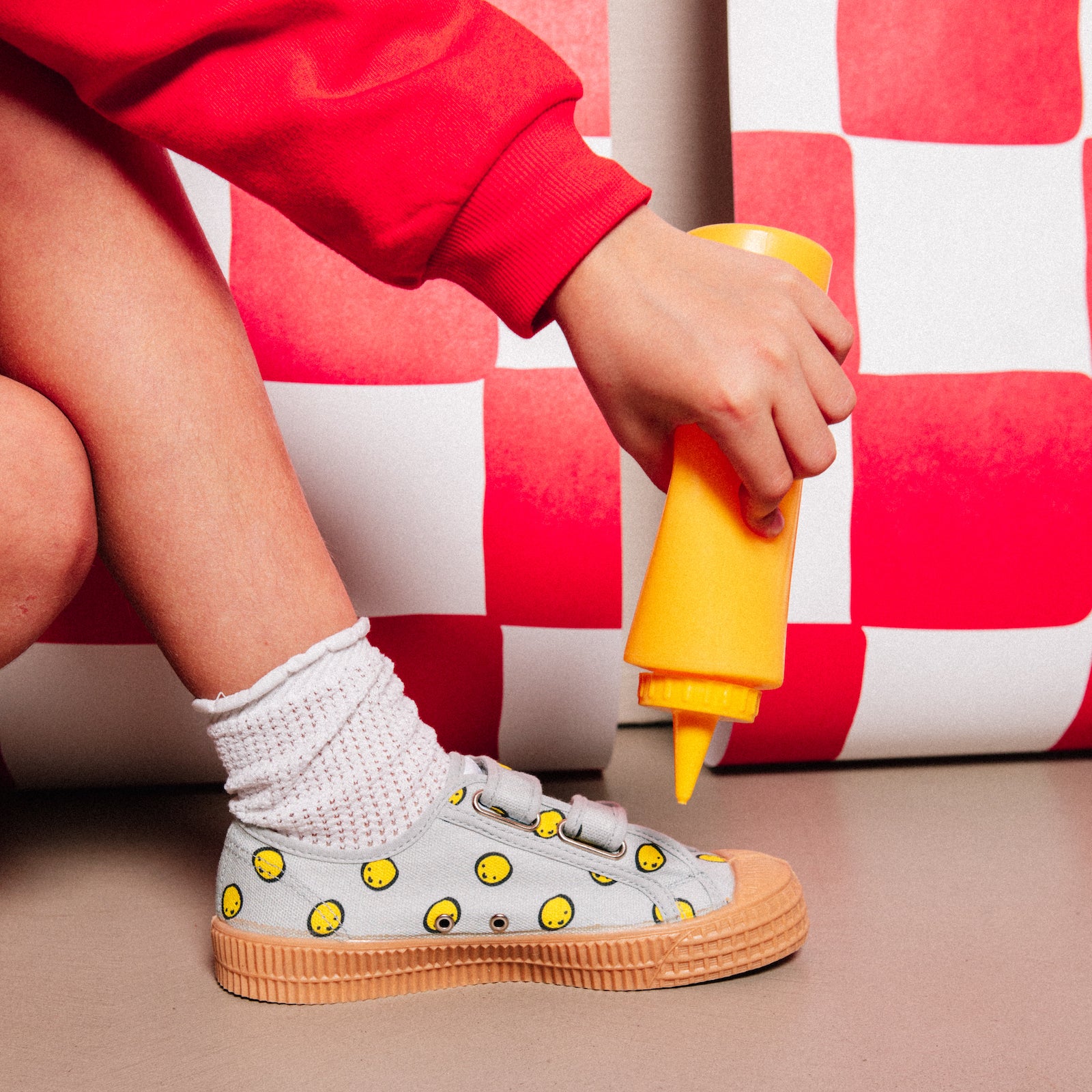 Baskets Smiley enfant