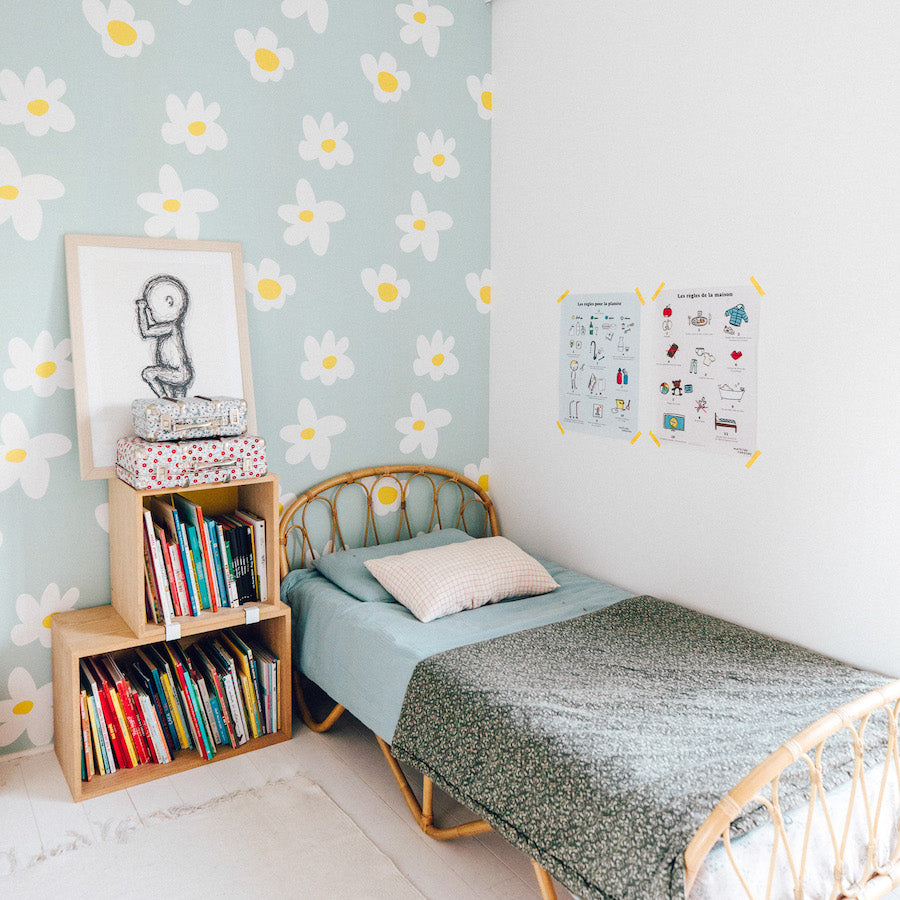 Flowers wallpaper Bonjour Georges x Mathilde Cabanas – mathilde