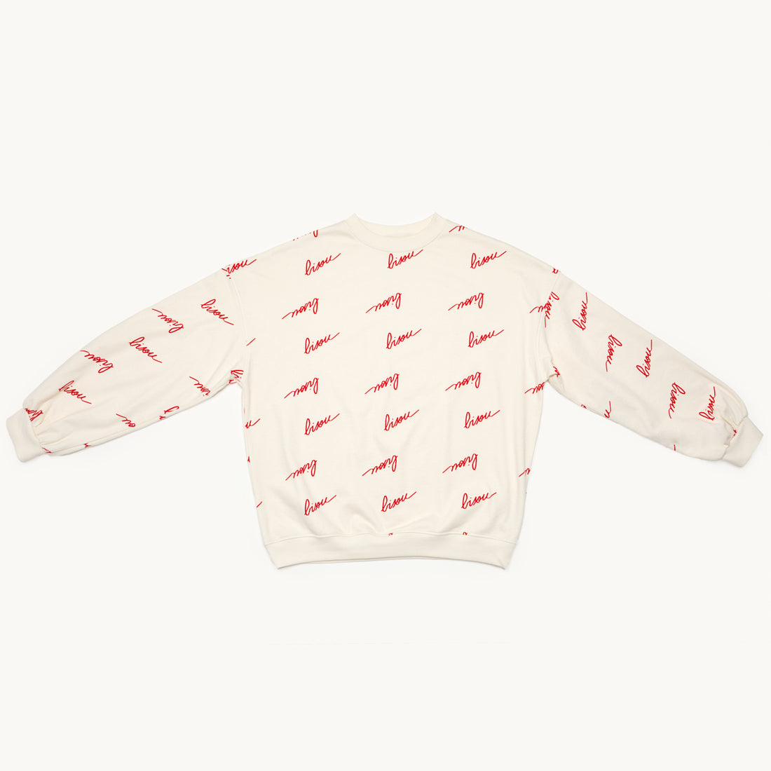 Bisou allover oversized sweatshirt