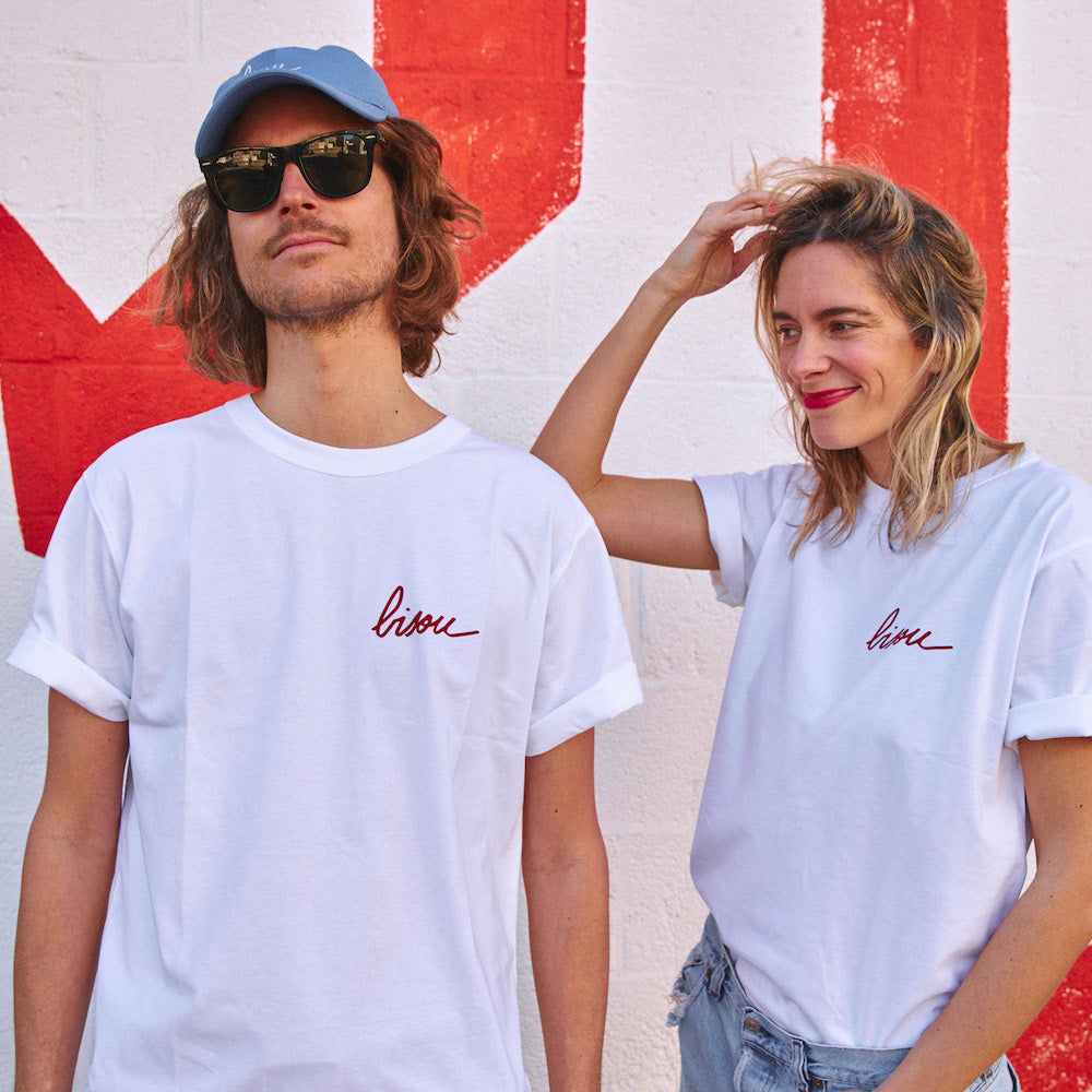 Unisex Bisou T shirt mathilde cabanas